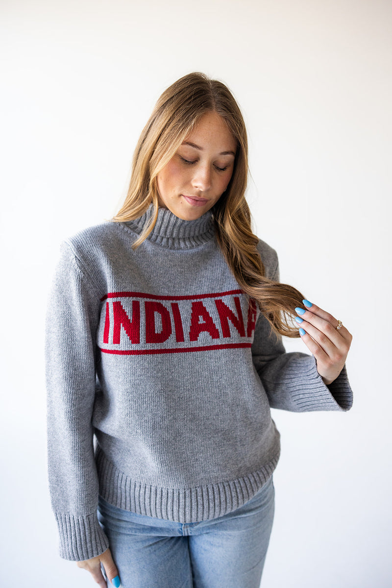 Indiana Railway Rolled Turtleneck Sweater – Gameday Social Apparel Co.