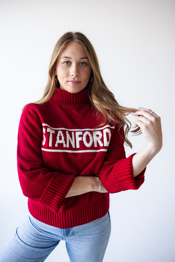 Stanford Railway Rolled Turtleneck Sweater