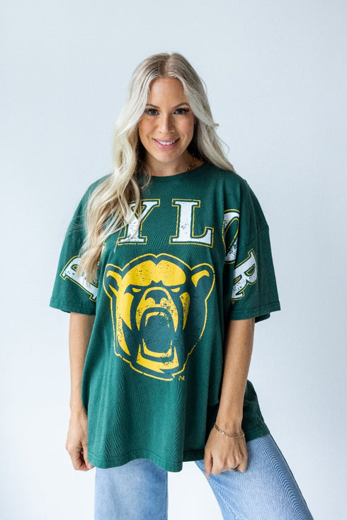 Baylor Southern Split Oversized Band Tee