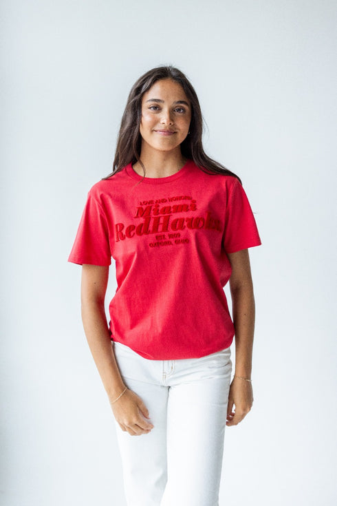 Miami (OH) Hansen Brush Embroidery Comfort T-Shirt
