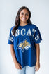 Montana State Southern Split OS Band Tee