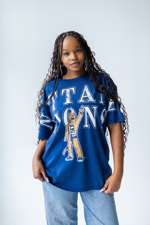 Penn State Southern Split Oversized Band Tee