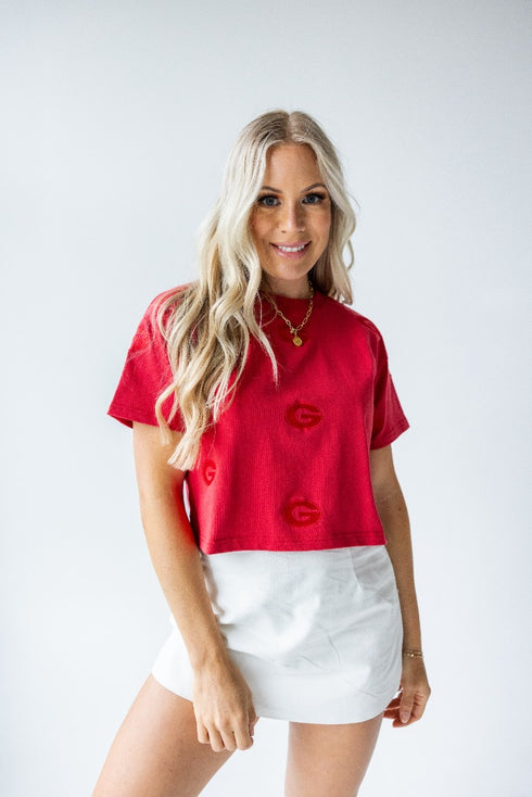 Georgia Ritter Repeat Heavyweight Crop Tee