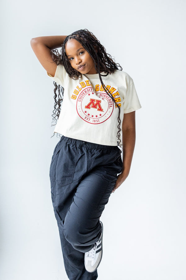 Minnesota Sayler Star Heavyweight Crop Tee