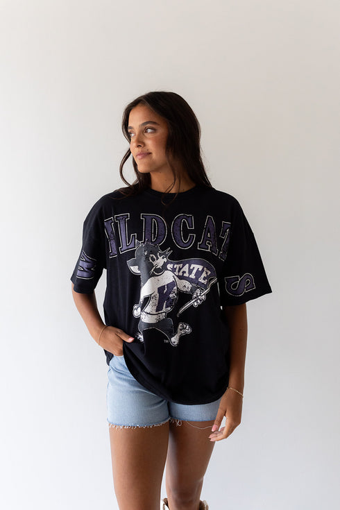 Kansas State Southern Split OS Band Tee