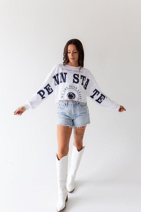 Penn State Phipps Split Cropped Longsleeve