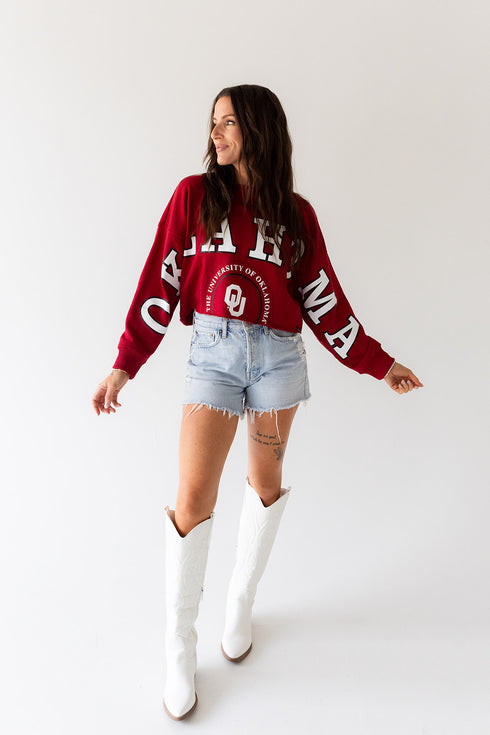 Oklahoma Phipps Split Cropped Longsleeve