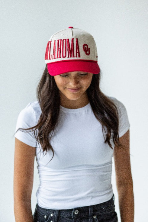 Oklahoma Saturday Stretch 5 Panel Canvas Baseball Hat