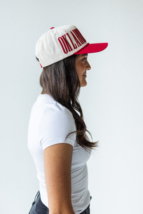 Oklahoma Saturday Stretch 5 Panel Canvas Baseball Hat