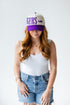 LSU Saturday Stretch Canvas Trucker Hat