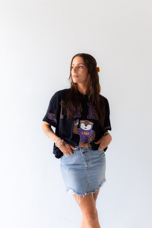 LSU Southern Split OS Band Tee