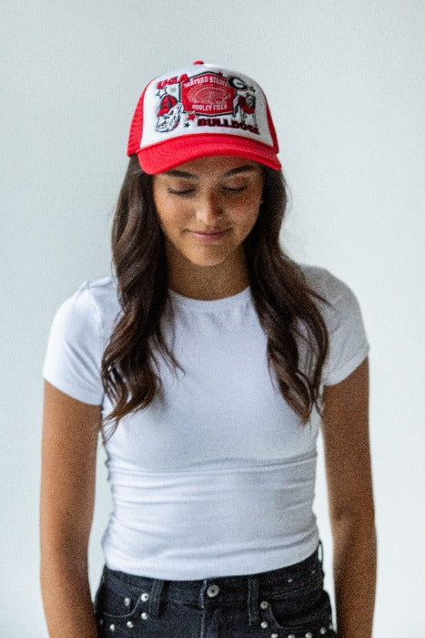 Georgia Layer Patch Foam Trucker Hat