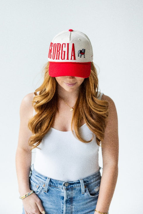 Georgia Saturday Stretch Canvas Trucker Hat