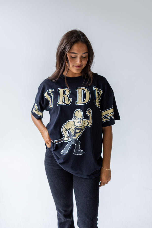 Purdue Southern Split Oversized Band Tee