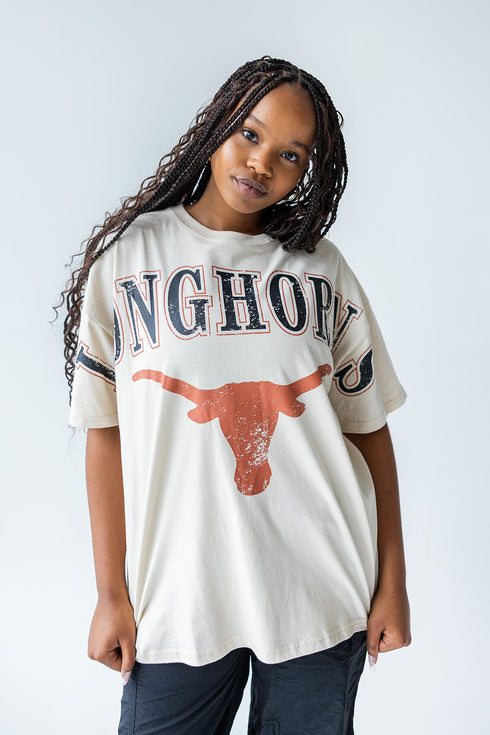 Texas Southern Split Oversized Band Tee