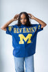 Michigan Southern Split Oversized Band Tee