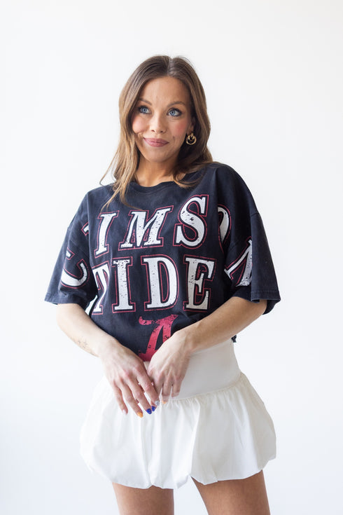 Alabama Southern Split Oversized Band Tee