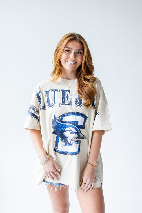 Creighton Southern Split Oversized Band Tee