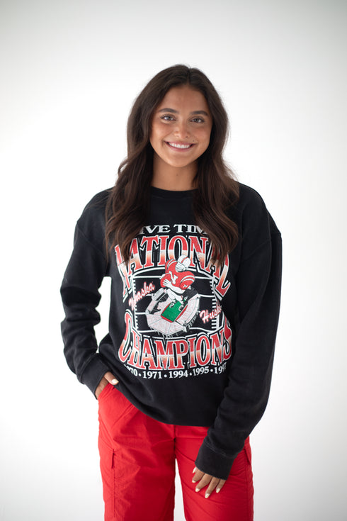 Nebraska Classic Champion Comfort Crewneck
