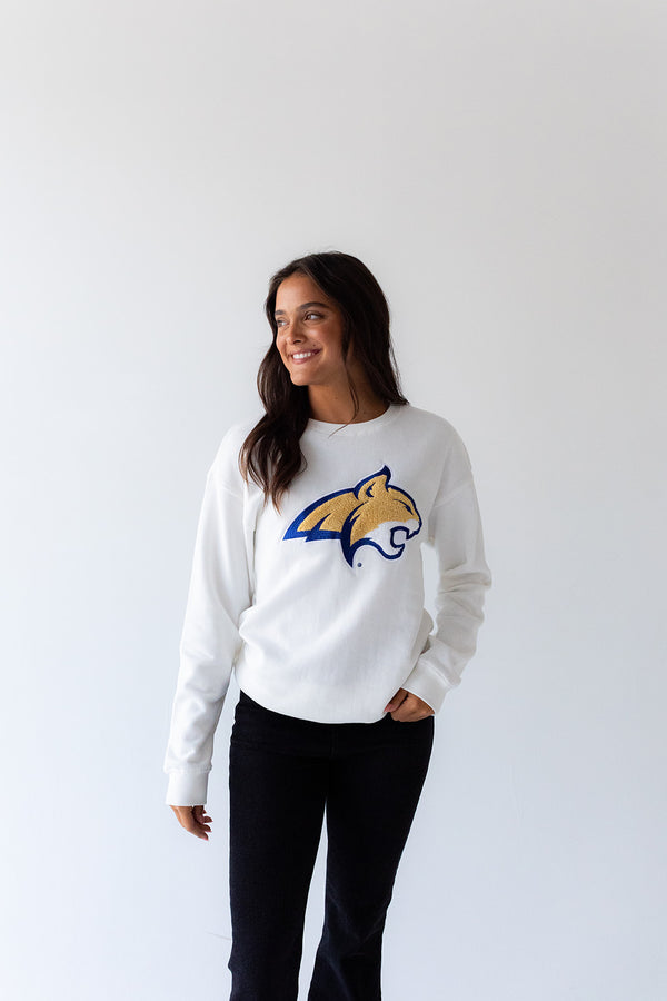 Montana State Mascot Chenille Comfort Crew