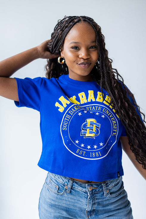 SD State Sayler Star Heavyweight Crop Tee
