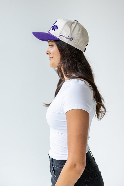 Kansas State Saturday Stretch 5 Panel Canvas Baseball Hat