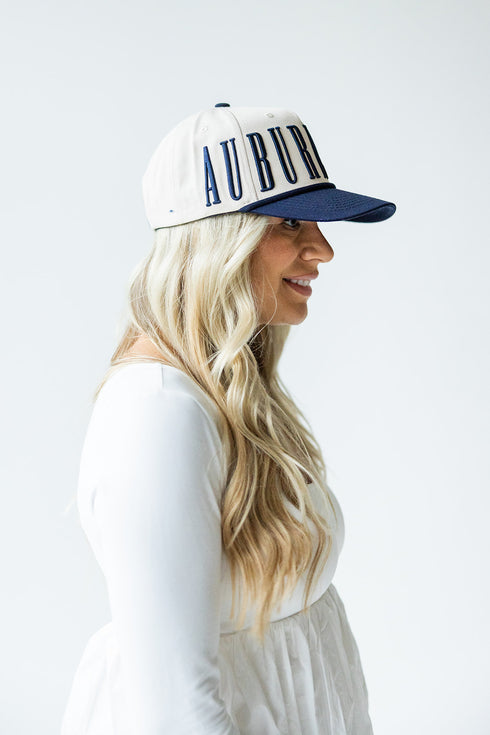 Auburn Saturday Stretch 5 Panel Canvas Baseball Hat