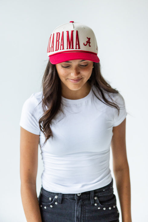 Alabama Saturday Stretch 5 Panel Canvas Baseball Hat