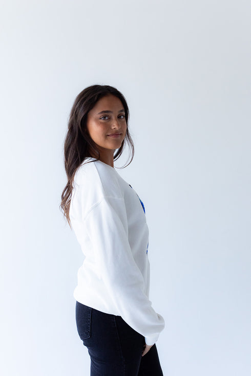 Creighton Mascot Chenille Comfort Crew