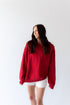 Arizona Ritter Repeat Lantern Sleeve Crew