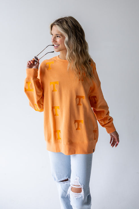 Tennessee Ritter Repeat Lantern Sleeve Crew