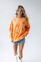 Auburn Ritter Repeat Lantern Sleeve Crew