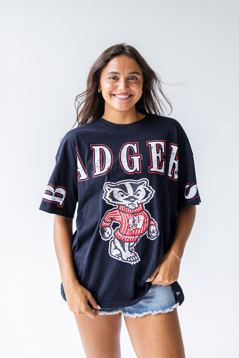 Wisconsin Southern Split Oversized Band Tee