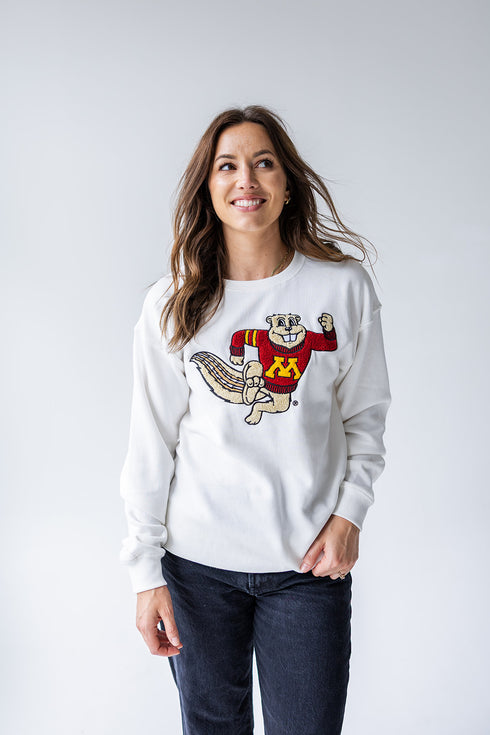 Minnesota Mascot Chenille Comfort Crewneck
