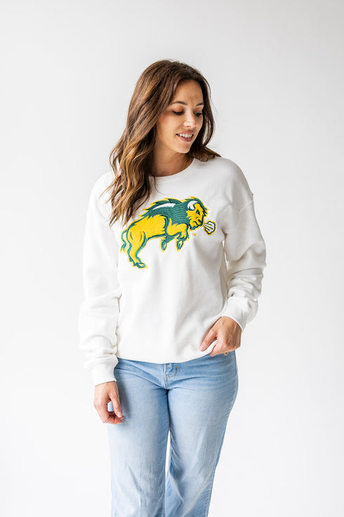 NDSU Mascot Chenille Comfort Crew