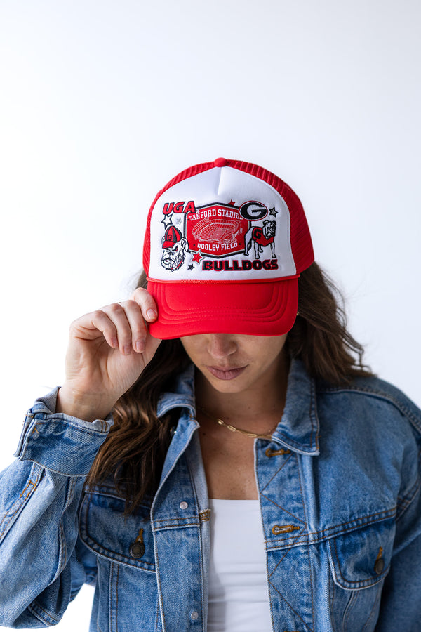 Georgia Layer Patch Foam Trucker Hat