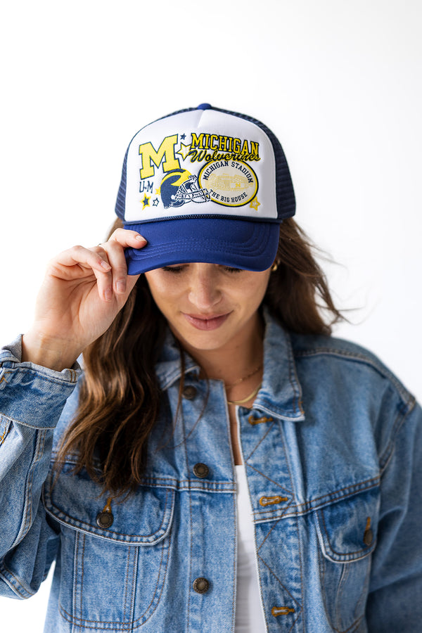 Michigan Layer Patch Foam Trucker Hat