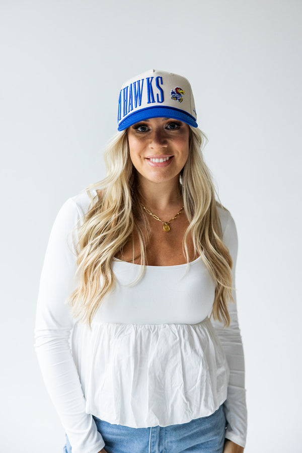 Kansas Saturday Stretch Canvas Trucker Hat