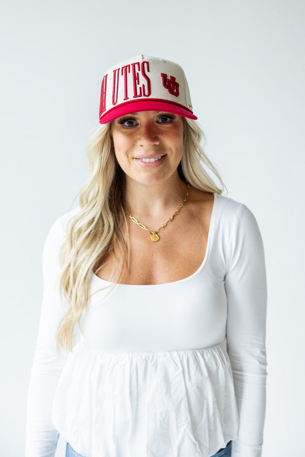 Utah Saturday Stretch Canvas Trucker Hat