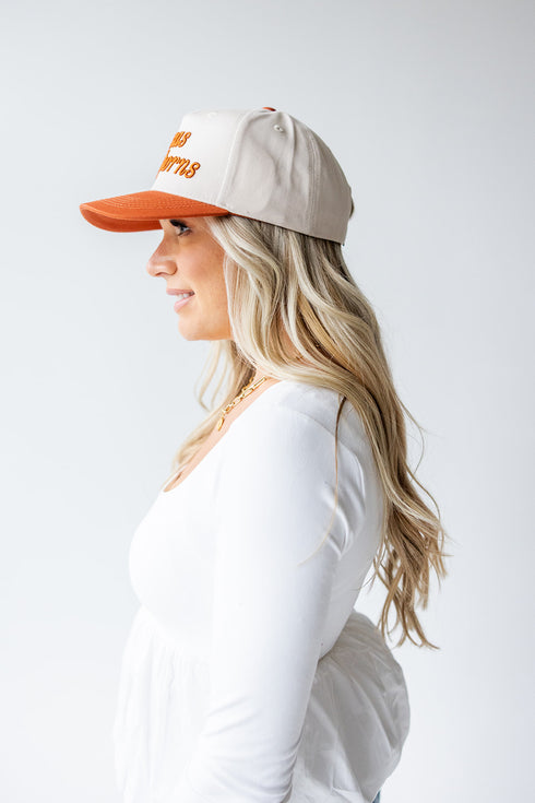 Texas 3D Script Canvas Trucker Hat