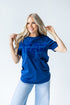 Utah State Hansen Brush Embroidery Comfort T-Shirt