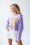 LSU Perkins Chenille Cropped Longsleeve