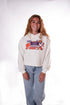 Clemson Layer Patch Luxe Crop Hoodie