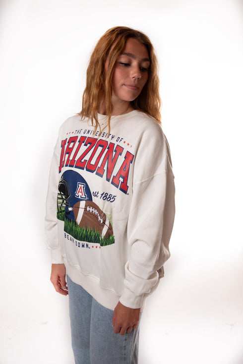 Arizona Malone Multimedia OS Fleece Crew