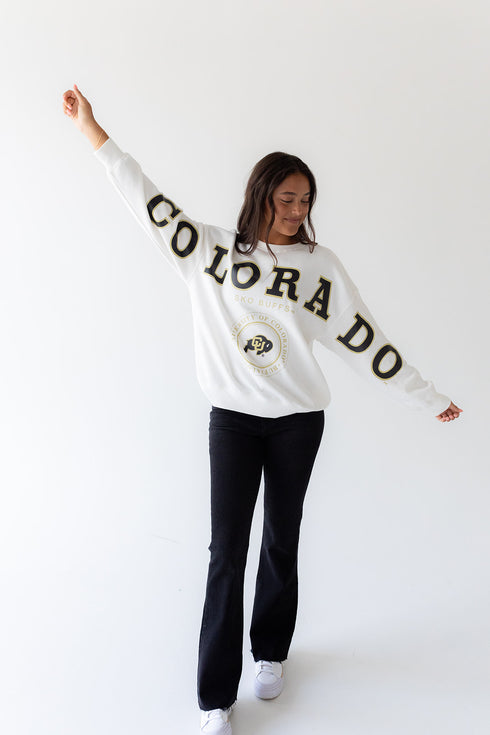 Colorado Philly Split Lantern Sleeve Crew