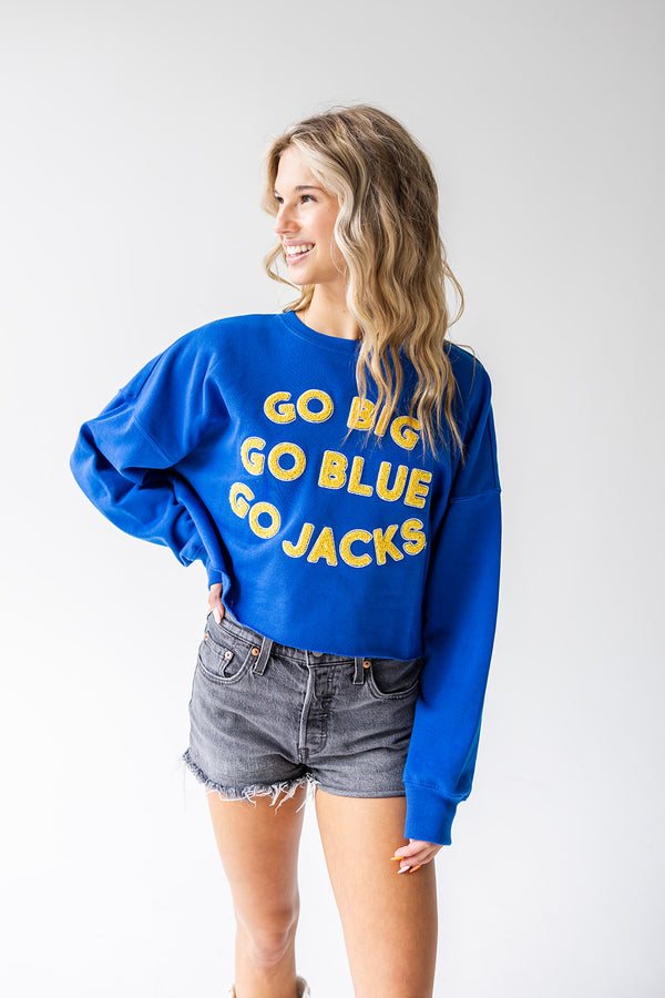 SD State Perkins Chenille Cropped Longsleeve