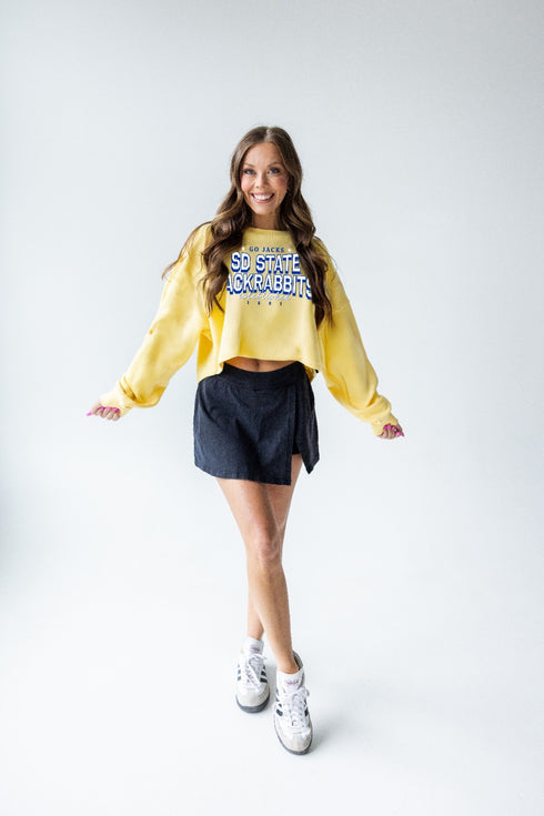 SD State Dunn Dream Cropped Corded Crew