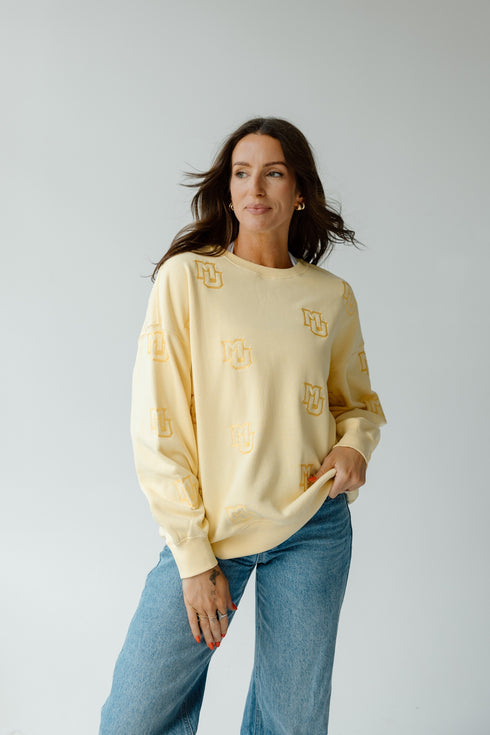 Marquette Ritter Repeat Lantern Sleeve Crew
