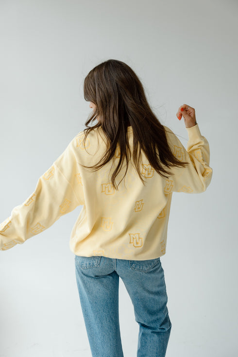 Marquette Ritter Repeat Lantern Sleeve Crew