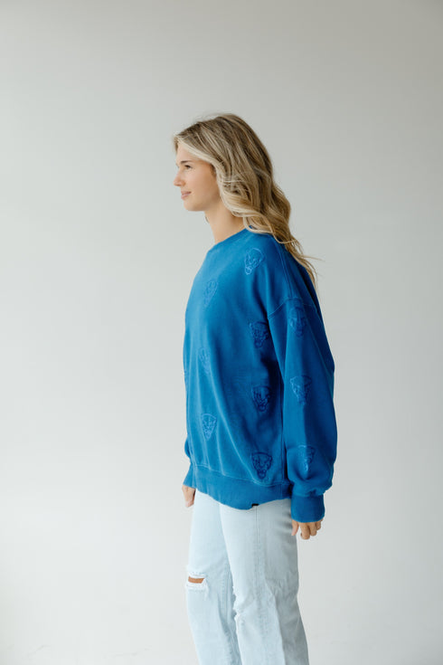 Pitt Ritter Repeat Lantern Sleeve Crew